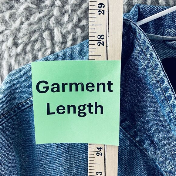 G by Guess Men's Denim Trucker Jacket - Layered Jersey Hood - Flap Pockets - XXL - Picture 15 of 16